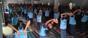 Pmshri Shree Krushna Ashram Shala Thava Yoga Day